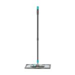 ВСЁГАЗИН Швабра с насадкой из микрофибры 44x15см, телескоп.ручка 83-126см