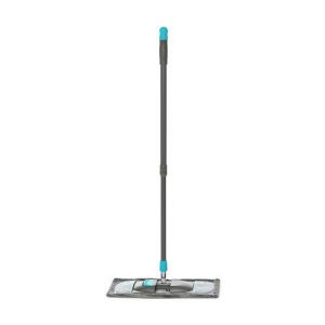 ВСЁГАЗИН Швабра с насадкой из микрофибры 44x15см, телескоп.ручка 83-126см