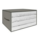 VETTA Романо Кофр для подушек и одеял с прозрачным окном, 60х50х35см, спанбонд, ПЕВА