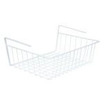 VETTA Корзина подвесная на полку, 35х26х13,5см, металл, белый цвет