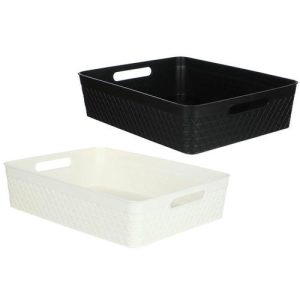 VETTA Корзина для хранения Левангер, 32x25,3x8 см, 2 цвета