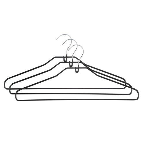 VETTA Набор вешалок 3шт металл с ПВХ покрытием 40см, (цвет mix) — изображение 2