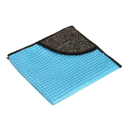 VETTA Салфетка из микрофибры вафельная махровая, с абразивной вставкой, 30х30см, 260г/кв.м