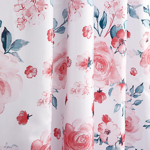 VETTA Шторка для ванной с утяжелителем, полиэстер, 180х180см, Цветы, 8 — изображение 2