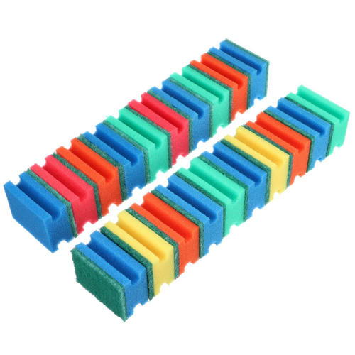 VETTA Набор губок для мытья посуды ПРОФИ эконом, 10шт, 80х60х38мм — изображение 2