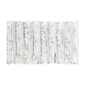 VETTA Коврик универсальный Puffy 50x80 см, полиэстер, хлопок, серый мрамор