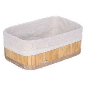 VETTA Корзина бамбуковая складная, 20x13x8 см, бамбук, поликоттон