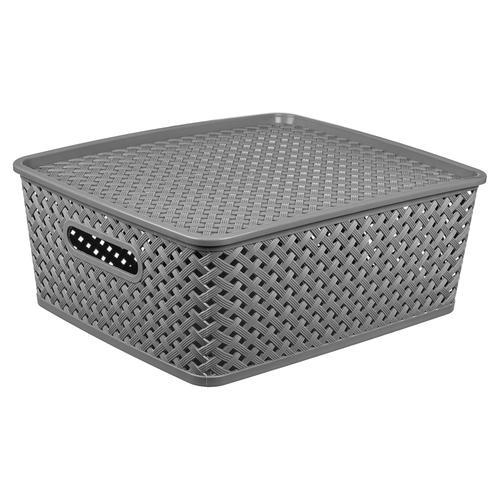 VETTA Корзина для хранения с крышкой Сеул, 35x29x13,5см — изображение 2