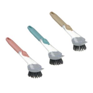 VETTA Щетка длинная с дозатором, полипропилен, 22,5х5,5х4,5 см,3 цвета