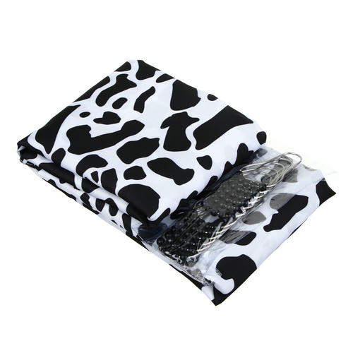 ВСЁГАЗИН Шторка для ванной, текстиль с пропиткой, 180x200см, 12 декор.колец, Ночь — изображение 2