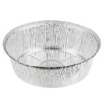 Форма для запекания, алюминиевая фольга, d20,5cм, дно d16,7см, 1405мл, L-край