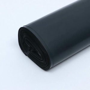 Мешки для мусора в рулоне 240 л, черные, ПВД, толщина 60 мкм, 10 шт