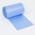 Мешки для мусора в рулоне 60 л, голубые, ПНД, 8 мкм, 100 шт, 50 х 80 см