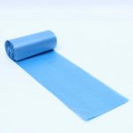 Мешки для мусора в рулоне 60 л, голубые,ПНД, толщина 15 мкм, 30 шт