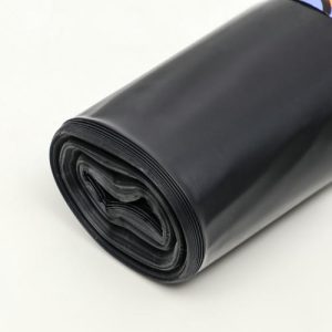 Мешки для мусора в рулоне 120 л, черные, ПВД, толщина 40 мкм,10 шт, 70 х 120 см