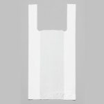 Пакет "Белый", полиэтиленовый, майка, 28 х 50 см, 12 мкм - 100 шт.