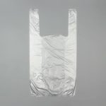 Пакет-майка 24 + 12 х 45 см, 10 мкр, прозрачный - 100 шт.