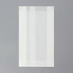 Пакет бумажный фасовочный, V-образное дно, белый 14 х 6 х 25 см - 100 шт.