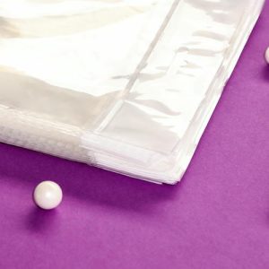 Пакет БОПП с клеевым клапаном, прозрачный 18 х 20/4 cм, еврослот, 25 мкм - 100 шт.