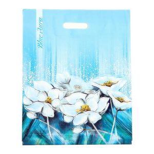 Пакет "Аура", полиэтиленовый с вырубной ручкой, 38х47 см, 60 мкм - 50 шт.