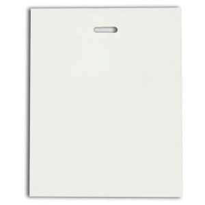 Пакет полиэтиленовый с вырубной ручкой, Белый 30-40 См, 50 мкм - 50 шт.