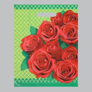 Пакет "Маргарет" полиэтиленовый с вырубной ручкой, 50 мкм, 30 х 40 см - 50 шт.