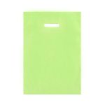 Пакет полиэтиленовый с вырубной ручкой, Салатовый 30-40 См, 30 мкм - 50 шт.