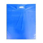 Пакет полиэтиленовый с вырубной ручкой, Лазурный 50-60 См, 70 мкм - 50 шт.