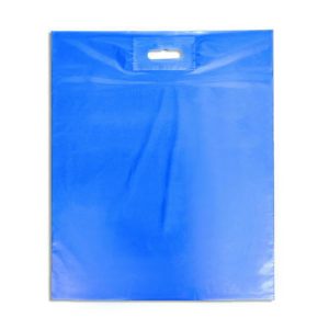 Пакет полиэтиленовый с вырубной ручкой, Лазурный 50-60 См, 70 мкм - 50 шт.