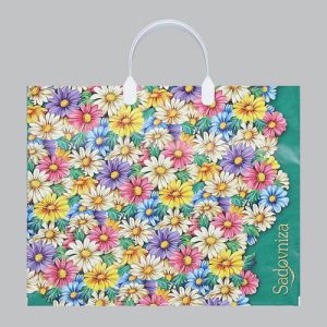 Пакет "Садовница", полиэтиленовый с пластиковой ручкой, 80 мкм 37 х 34 см - 10 шт.