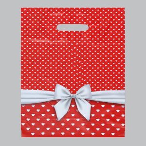 Пакет "Скарлетт", полиэтиленовый с вырубной ручкой, 35 мкм, 30 х 38 см - 50 шт.