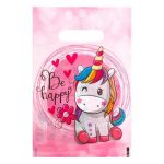 Пакет "Будь счастлив", полиэтиленовый с вырубной ручкой, 20х30 см, 30 мкм - 50 шт.