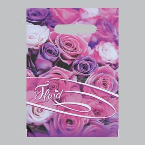 Пакет "Флюид", полиэтиленовый с вырубной ручкой, 30 мкм, 20 х 30 см - 100 шт.