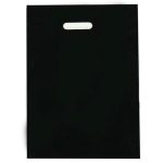Пакет полиэтиленовый с вырубной ручкой, Черный 30-40 См, 30 мкм - 50 шт.