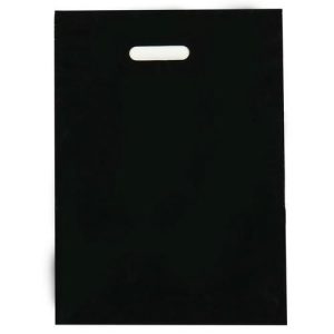 Пакет полиэтиленовый с вырубной ручкой, Черный 30-40 См, 30 мкм - 50 шт.