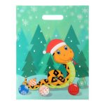 Новый год. Пакет "Символ мудрости", полиэтиленовый с вырубной ручкой,л 40 х 31 см - 50 шт.