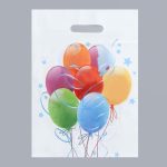 Пакет "Шары", полиэтиленовый, с вырубной ручкой, 30 х 40 см, 50 мкм - 20 шт.