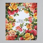 Пакет "Дикая роза", полиэтиленовый с вырубной ручкой, 80 мкм, 40 х 50 см - 50 шт.