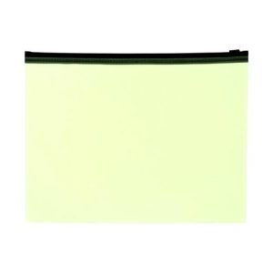 Папка-конверт на ZIP-молнии A5, 150 мкм, Calligrata, жёлтый неон - 12 шт.
