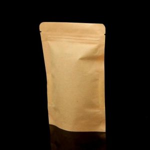 Пакет Zip-lock Крафт с прямоугольным окном 10 х 15 см - 50 шт.