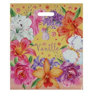 Пакет "Ваниль", полиэтиленовый с вырубной ручкой, 40 х 47 см, 45 мкм - 50 шт.