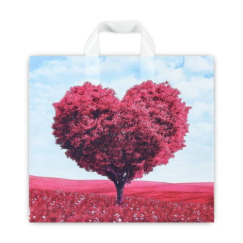 Пакет "В облаках", полиэтиленовый с петлевой ручкой, 37 х 34 см, 70 мкм - 50 шт.