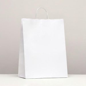 Пакет крафт,белый, 32 х 18 х 43 см 70 г/м2 - 20 шт.