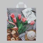 Пакет "Завтрак", полиэтиленовый с петлевой ручкой, 38 х 42 см, 40 мкм - 25 шт.