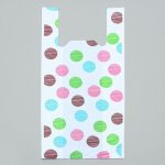 Пакет "Конфетти", полиэтиленовый, майка, 30 х 60 см, 22 мкм - 100 шт.