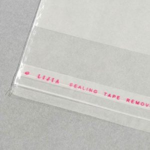 Пакет БОПП с клеевым клапаном, прозрачный 20 х 20/4 см, 25 мкм - 100 шт.