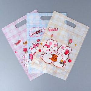 Пакет подарочный, с zip-lock застежкой, "Корейский МИКС №1", 15х23 ± 1см - 50 шт.