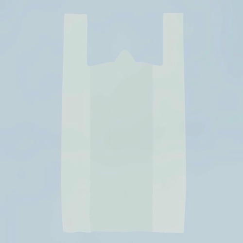 Пакет "Белый" полиэтиленовый, майка, 45 х 75 см, 15 мкм - 50 шт.