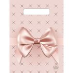 Пакет "Персиковый бант", полиэтиленовый, с вырубной ручкой, 19 х 25 см, 30 мкм - 100 шт.