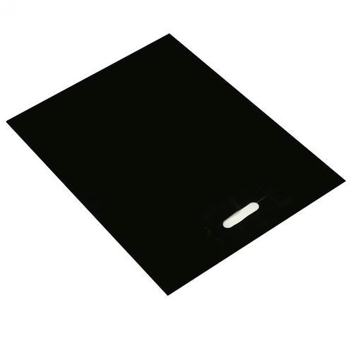 Пакет полиэтиленовый с вырубной ручкой, чёрный, 40 х 50 см, 60 мкм - 50 шт. — изображение 2